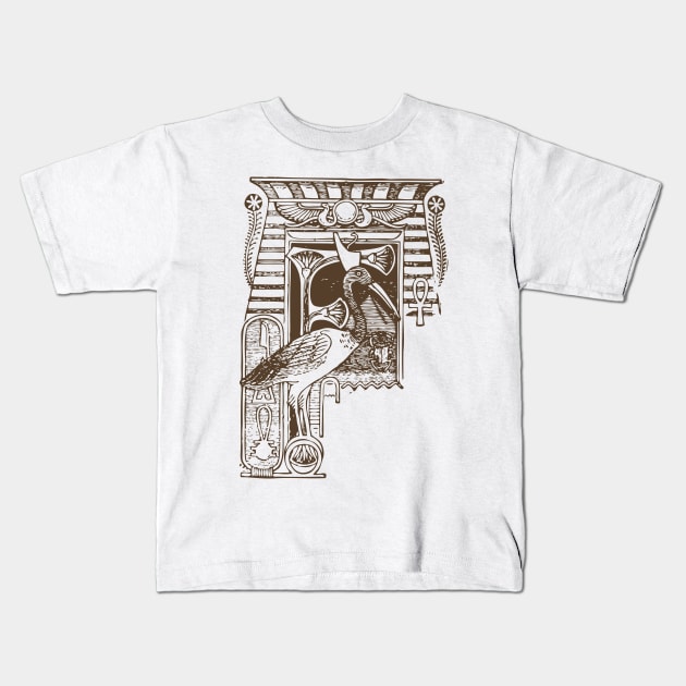 Egyptian pharaohs Kids T-Shirt by karim_shanaan